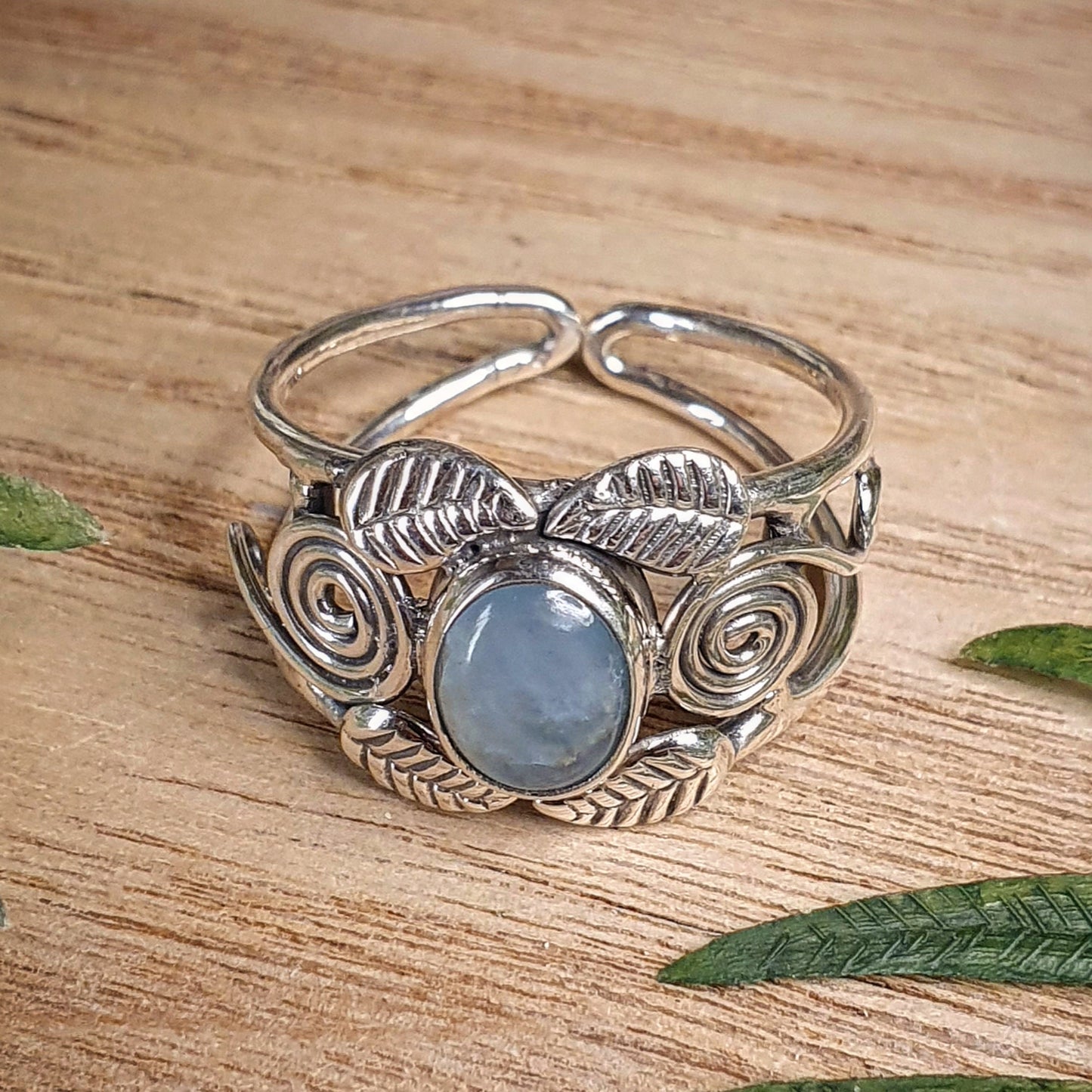 Aquamarine Ring - Size 9.5 (mx055B)