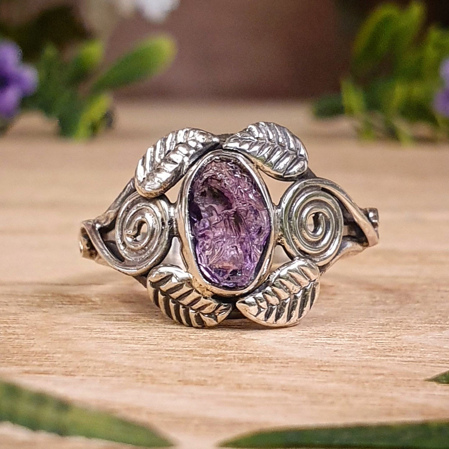 Amethyst Ring - Size 8.5 (mx095)