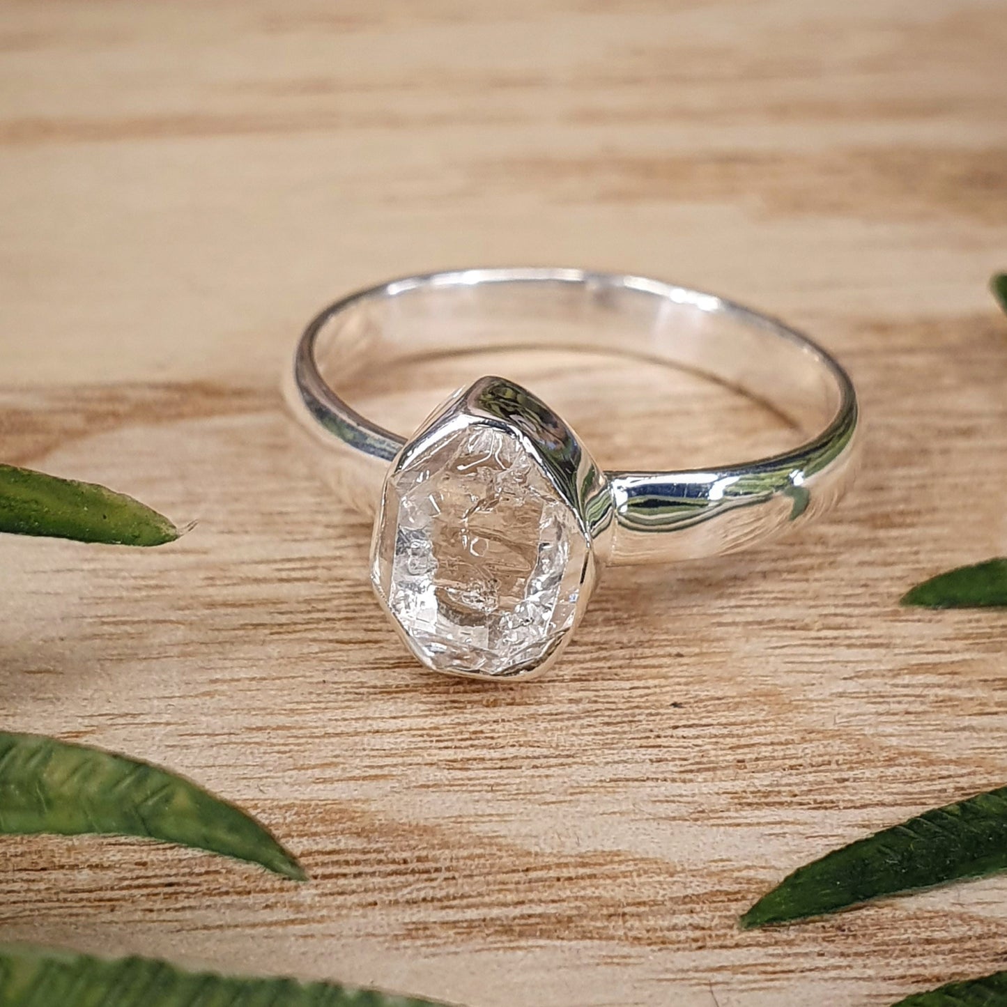 Herkimer Diamond Ring - Size 10 (mx253)