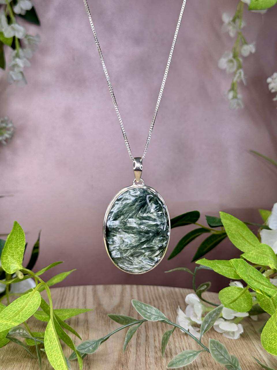 Large Seraphinite Pendant (SerBP1)