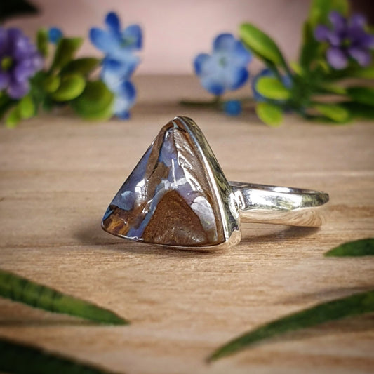 Boulder Opal Ring - Size 8 (mx485)