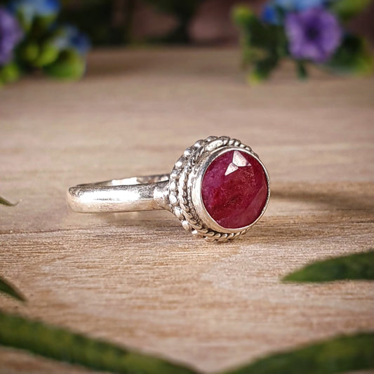 Ruby Ring - Size 8 (mx520)
