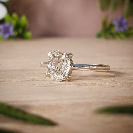 Herkimer Diamond Ring - Size 7.5 (mx778)