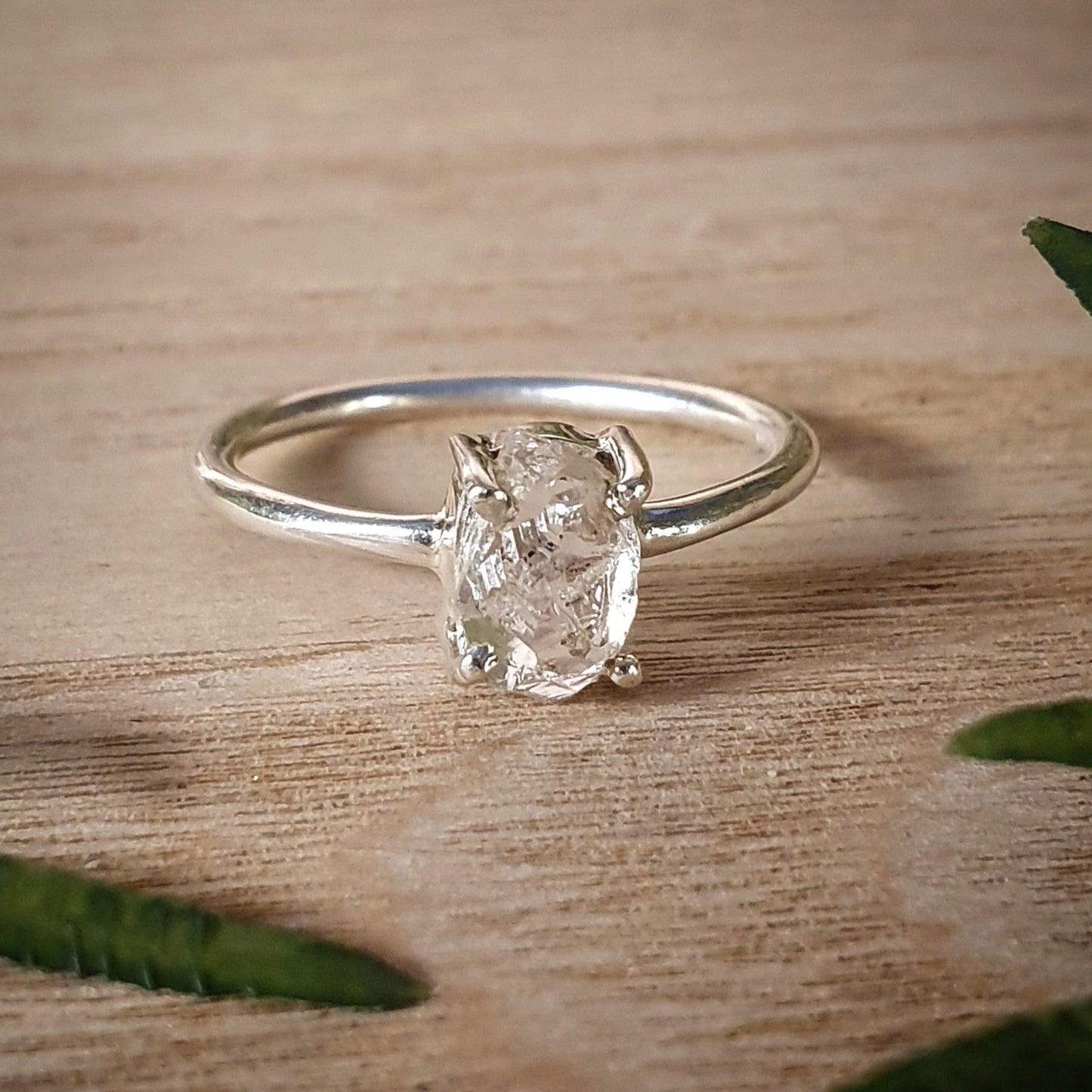 Herkimer Diamond Ring - Size 7.5 (mx778)