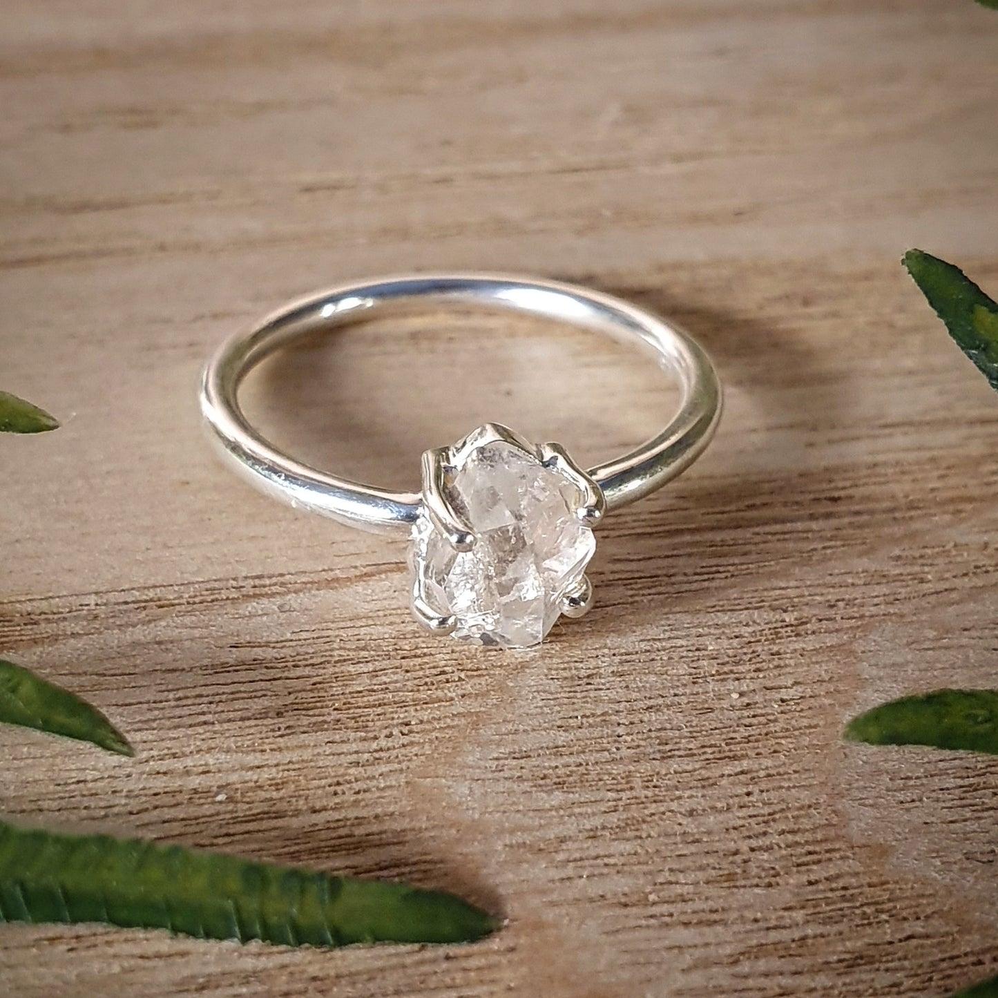 Herkimer Diamond Ring - Size 8.5 (mx779)