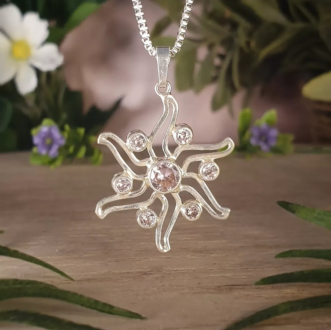 Pink Kunzite Pendant (mx810)