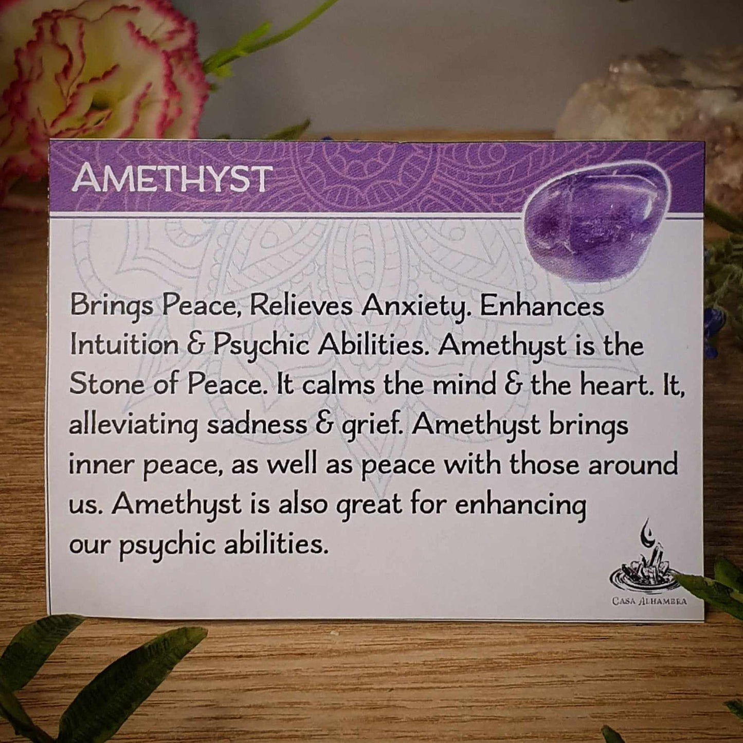 Amethyst, Herkimer Diamond Bracelet (mx867)