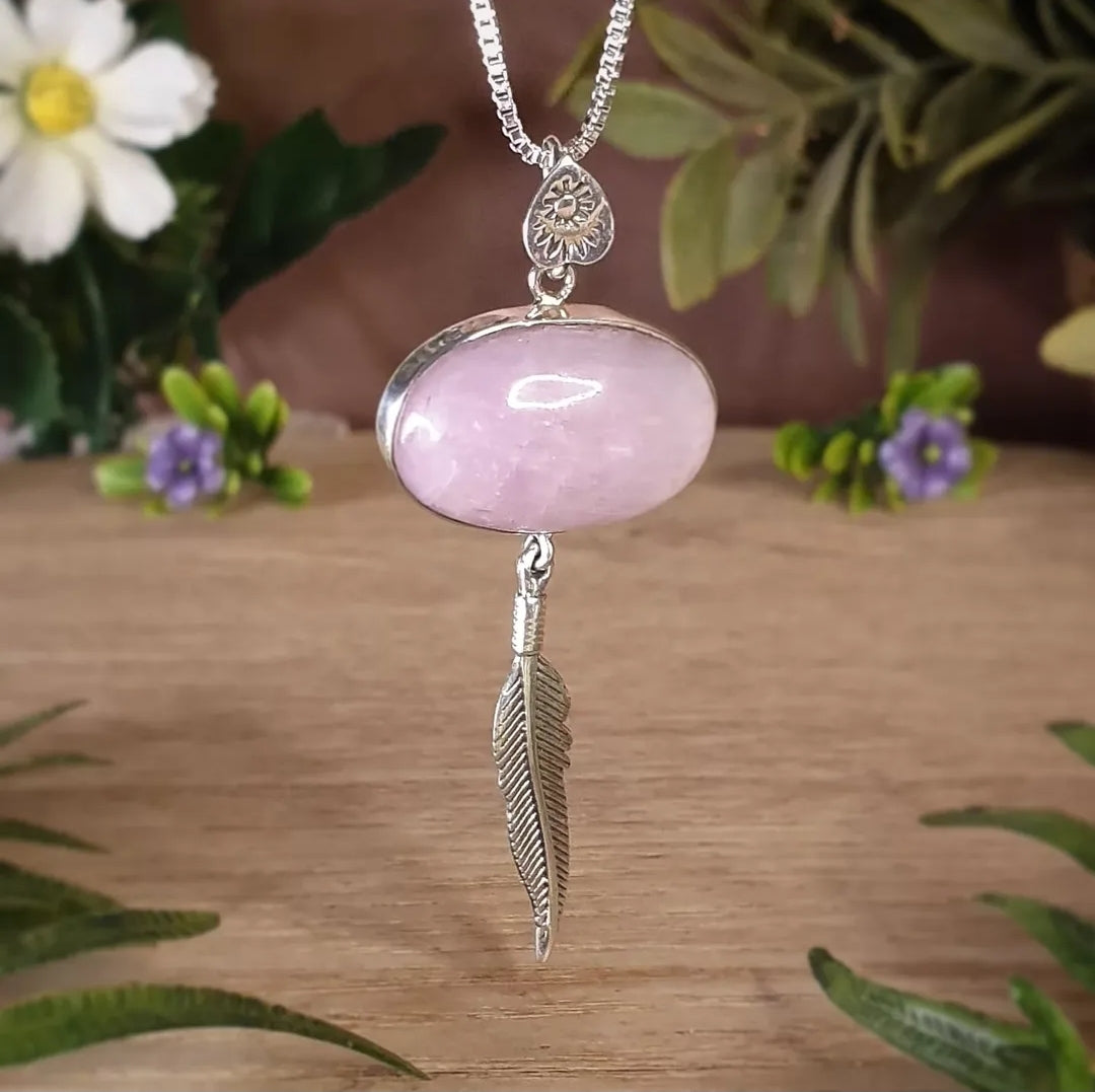 Pink Kunzite Pendant (mx857)