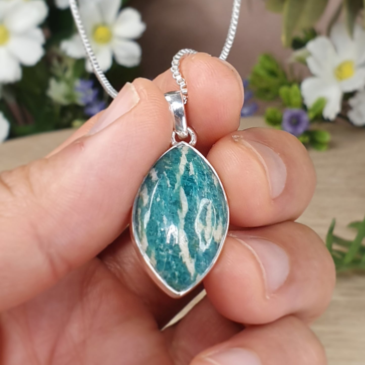 Amazonite Pendant (ZX269)