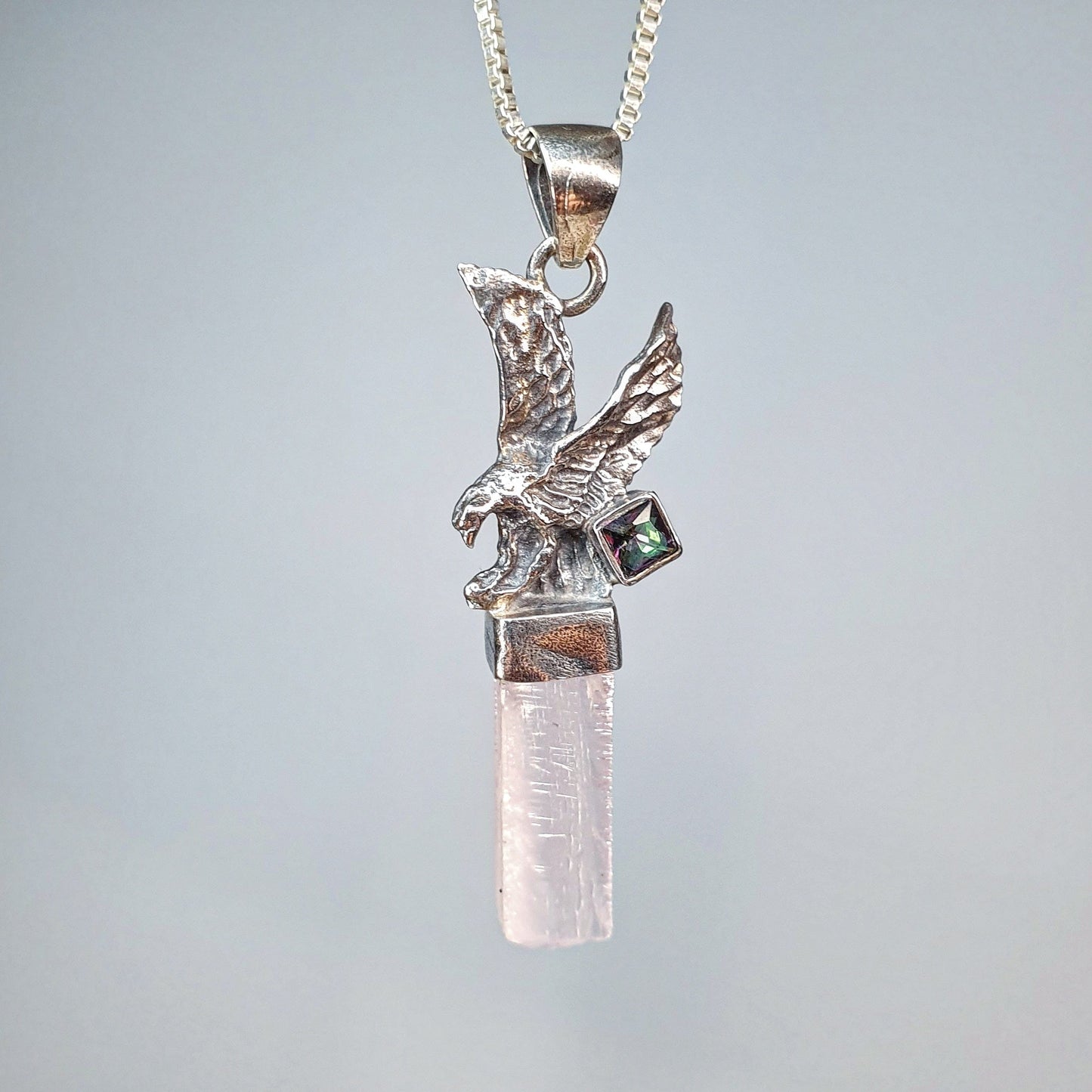 Kunzite Eagle Pendant - ON SALE
