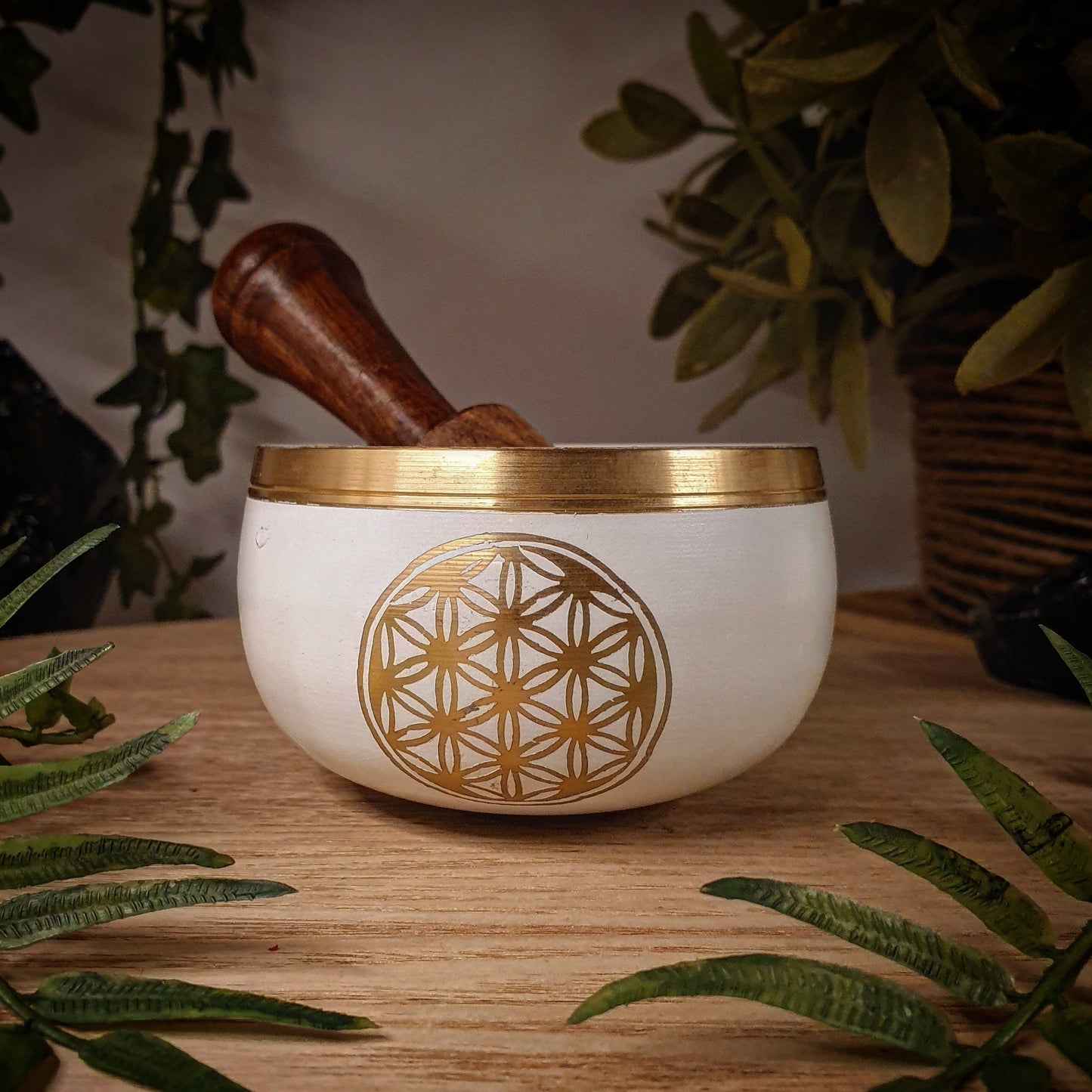 Singing Bowl White Color (SING04)