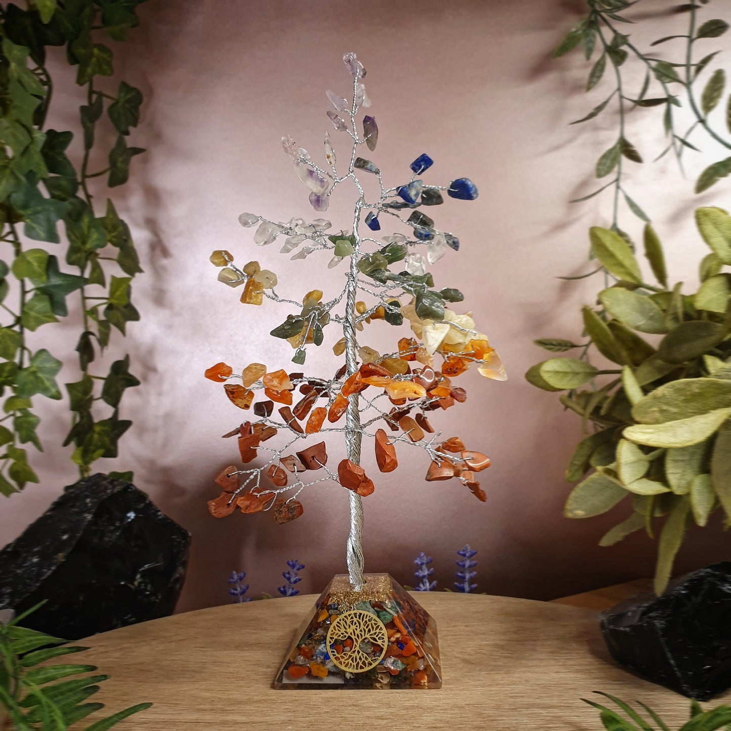 Chakra Orgonite Tree (tree16)