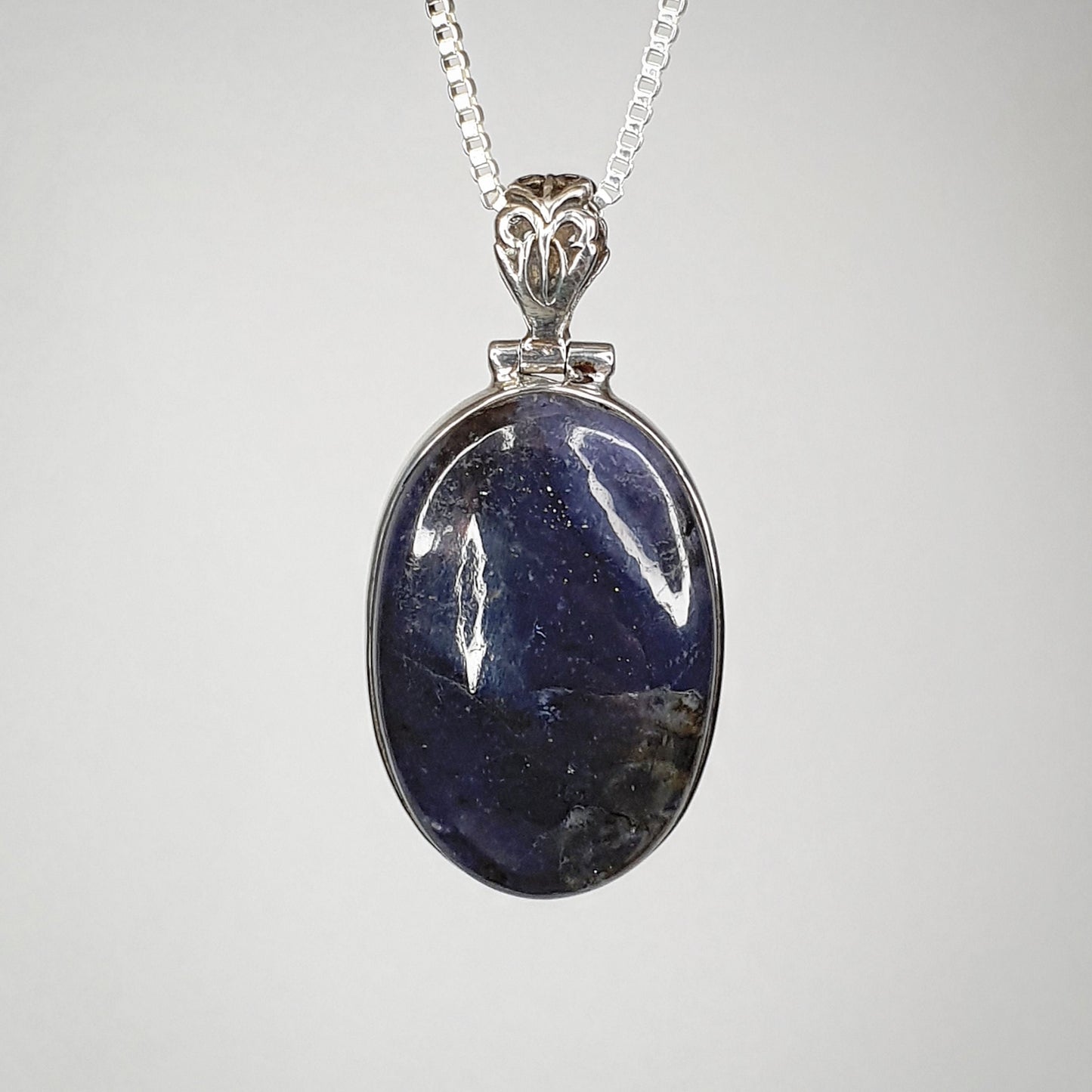 Iolite Sunstone Pendant - ON SALE