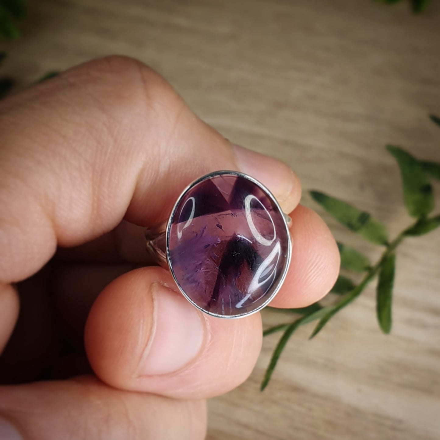 Amethyst Ring - Size 9 (zx226)
