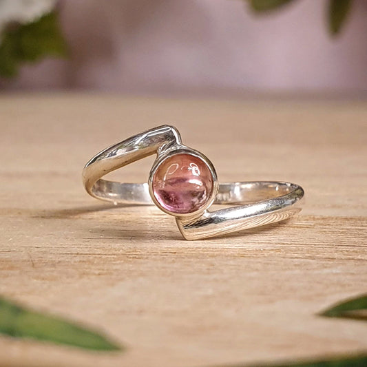 Pink Tourmaline Ring - On Sale - Size 8.5 (mx029)