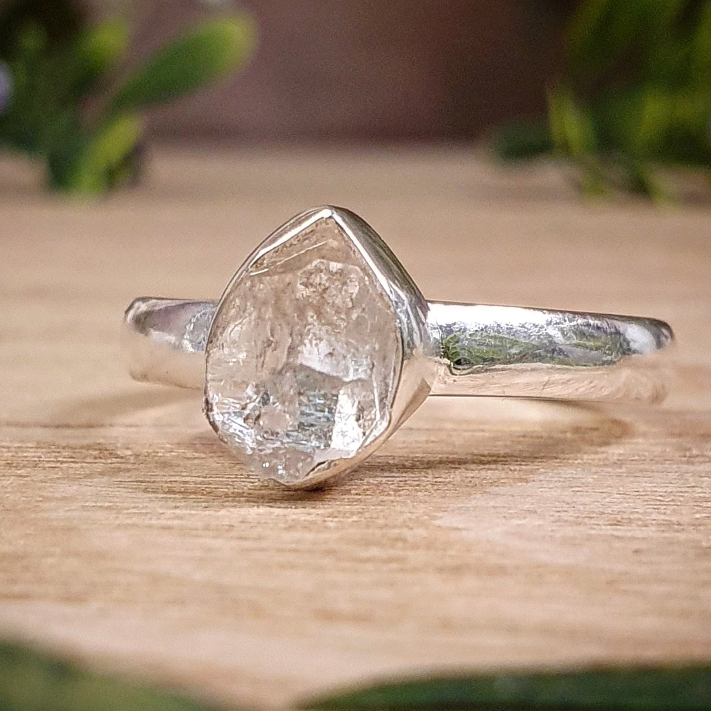 Herkimer Diamond Ring - Size 10 (mx096)