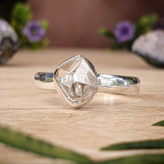 Herkimer Diamond Ring - Size 10 (mx251)