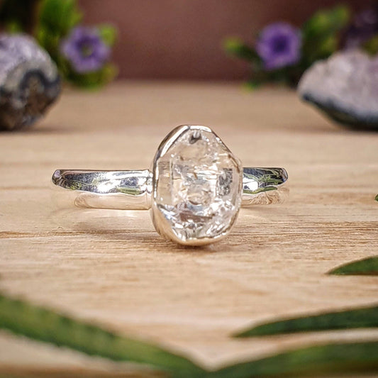 Herkimer Diamond Ring - Size 10 (mx253)