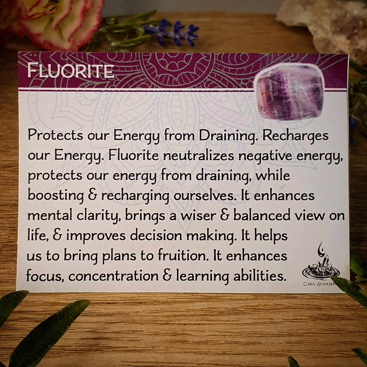 Fluorite Pendant (mx874)
