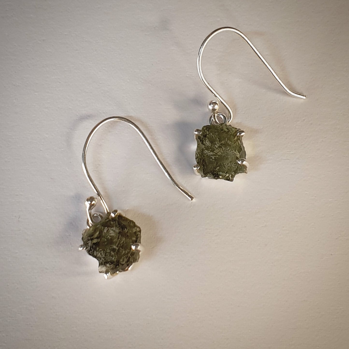 Moldavite Earrings (mx422)