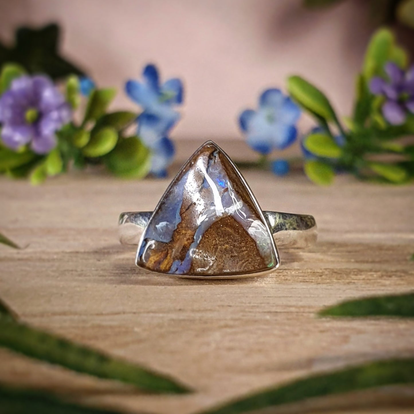 Boulder Opal Ring - Size 8 (mx485)