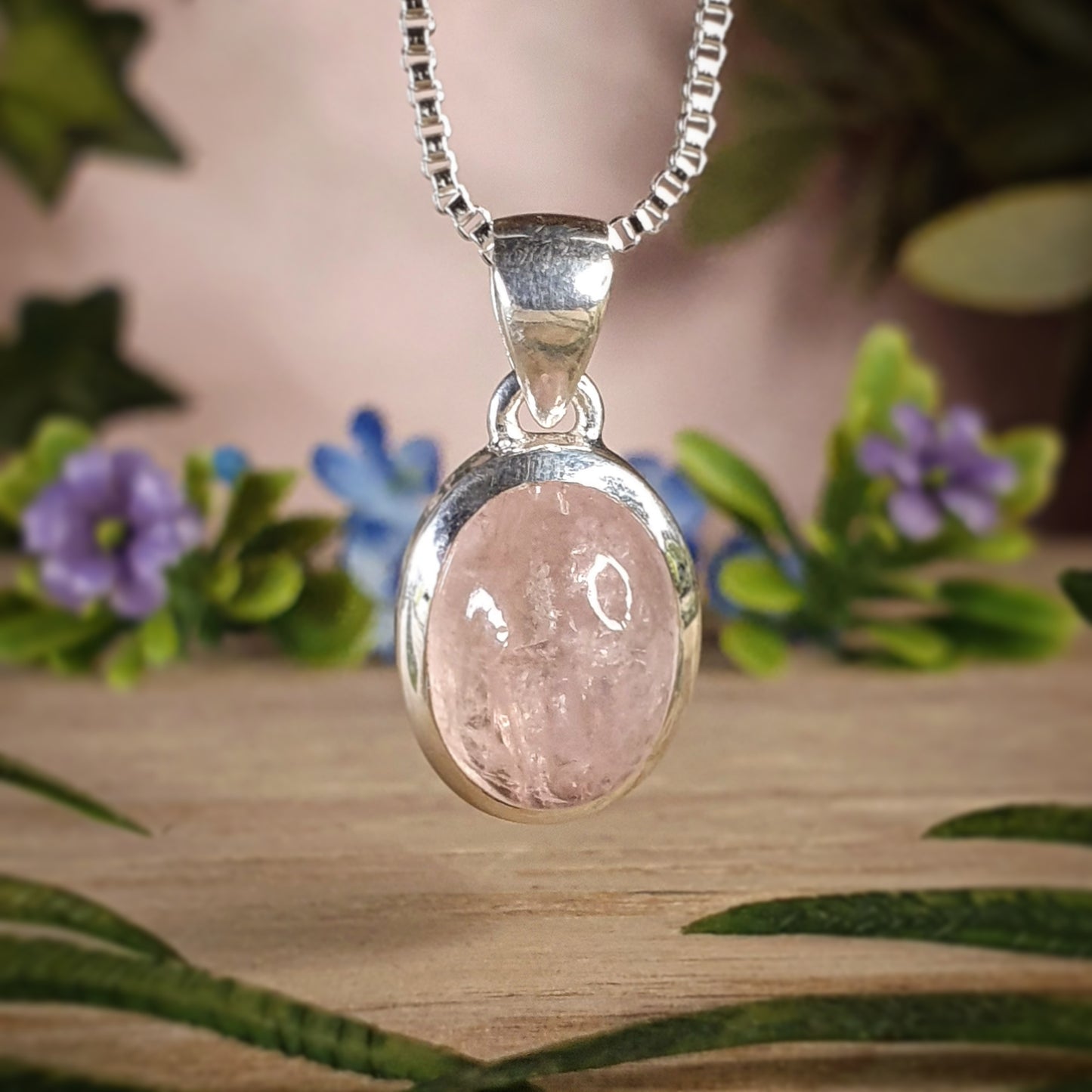 Rose Quartz Pendant (mx487)