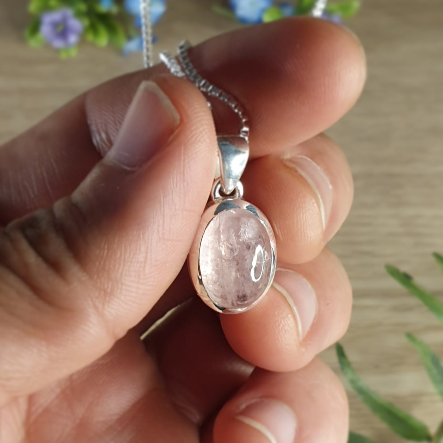 Rose Quartz Pendant (mx487)