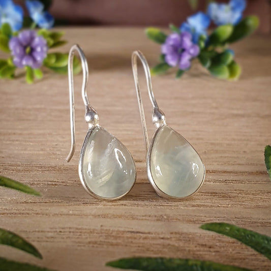 Prehnite Earrings (JX323)