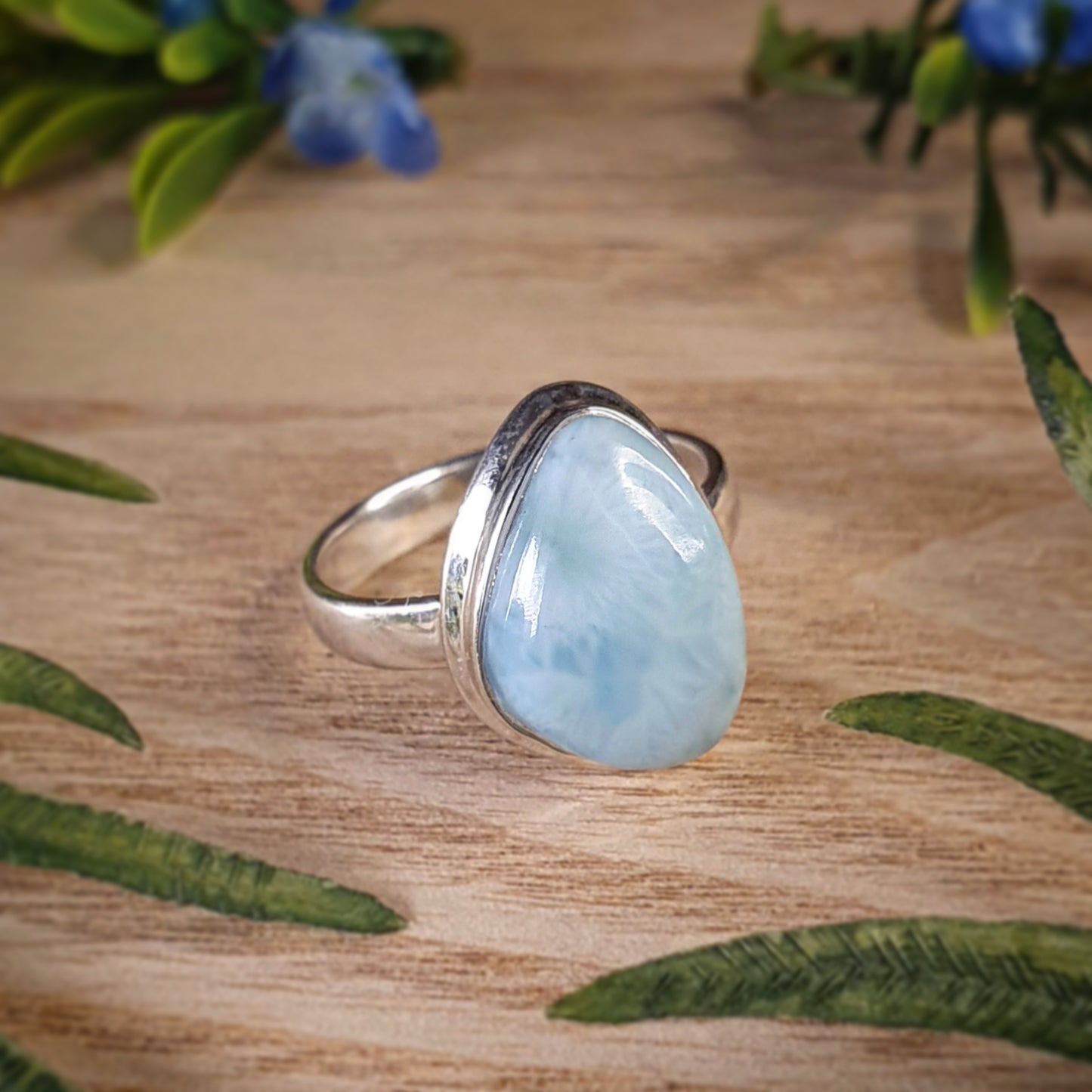 Larimar Ring - Size 8 (mx526)