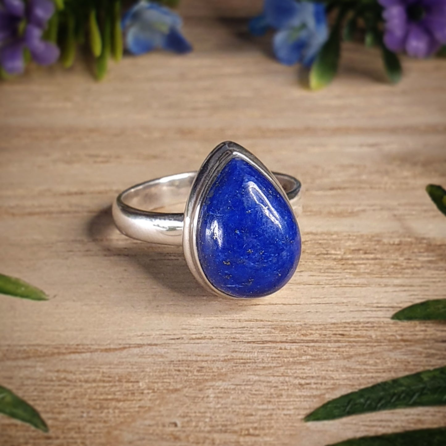 Lapis Lazuli Ring - Size 8 / Q (JX084)