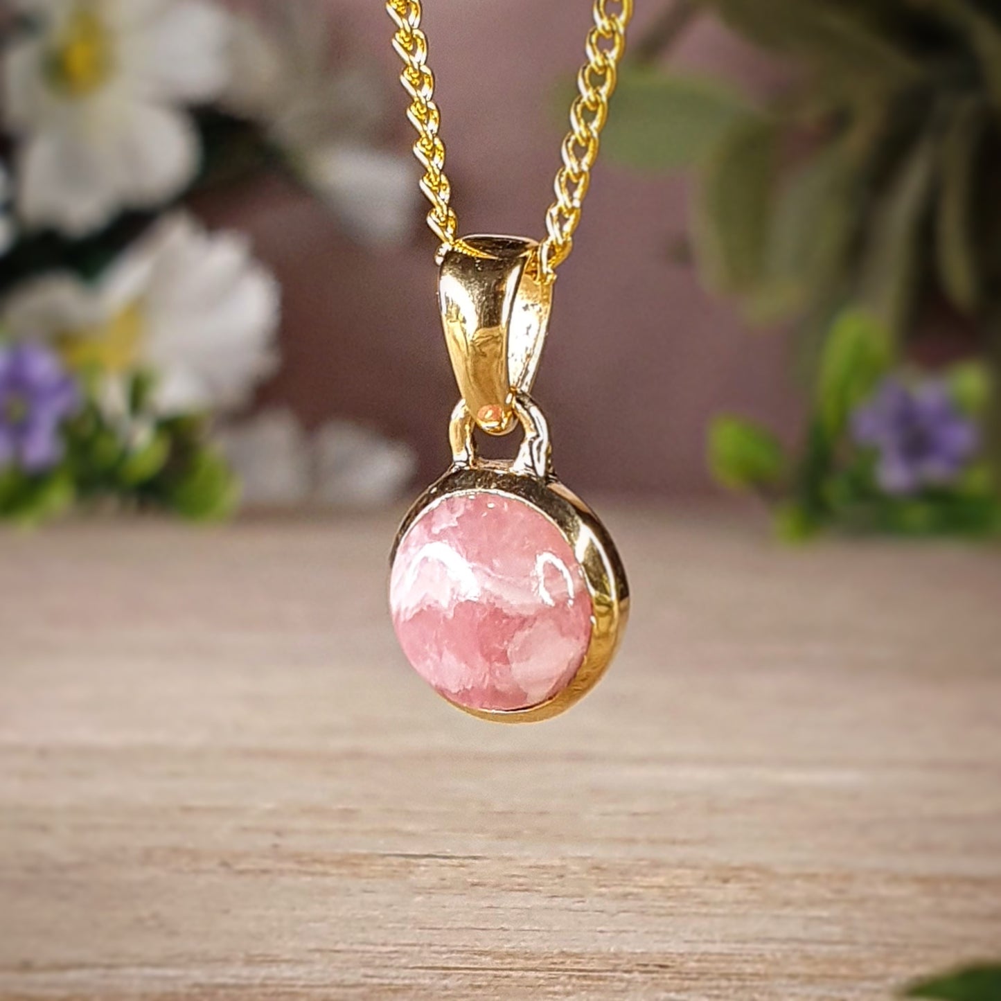 Rhodochrosite Pendant (mx600)