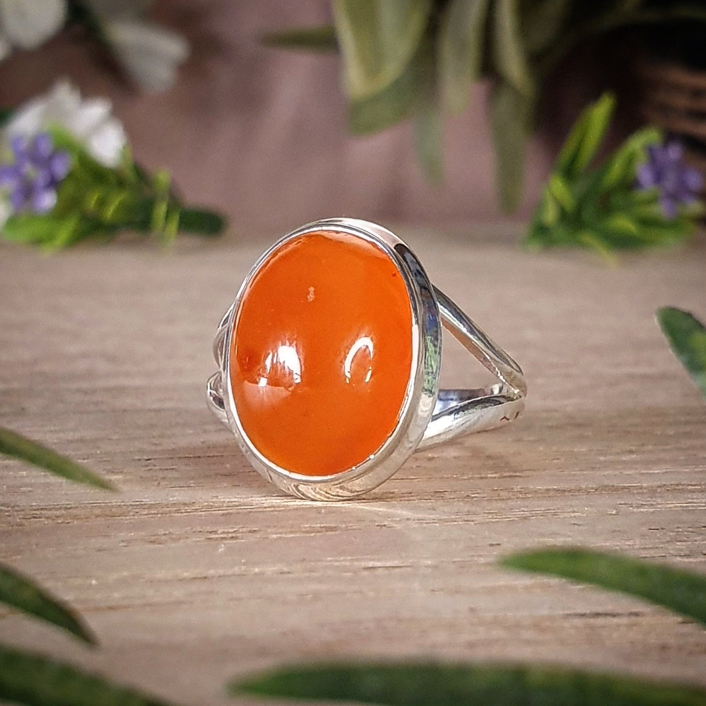 Carnelian Ring - size 10 (mx614)