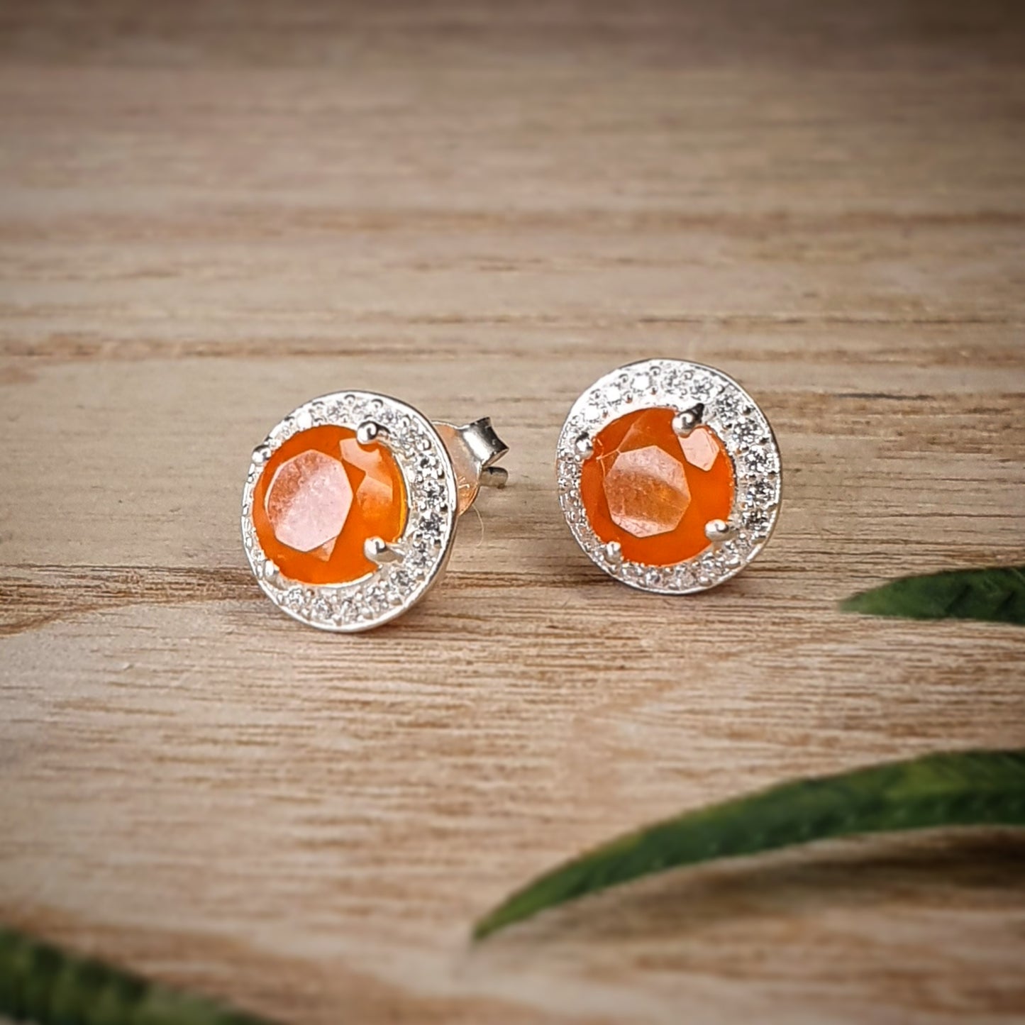 Carnelian Earrings (mx649)