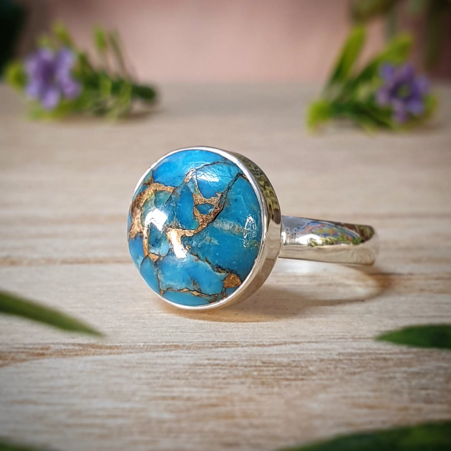 Turquoise Ring - Size 9.5 (mx690)