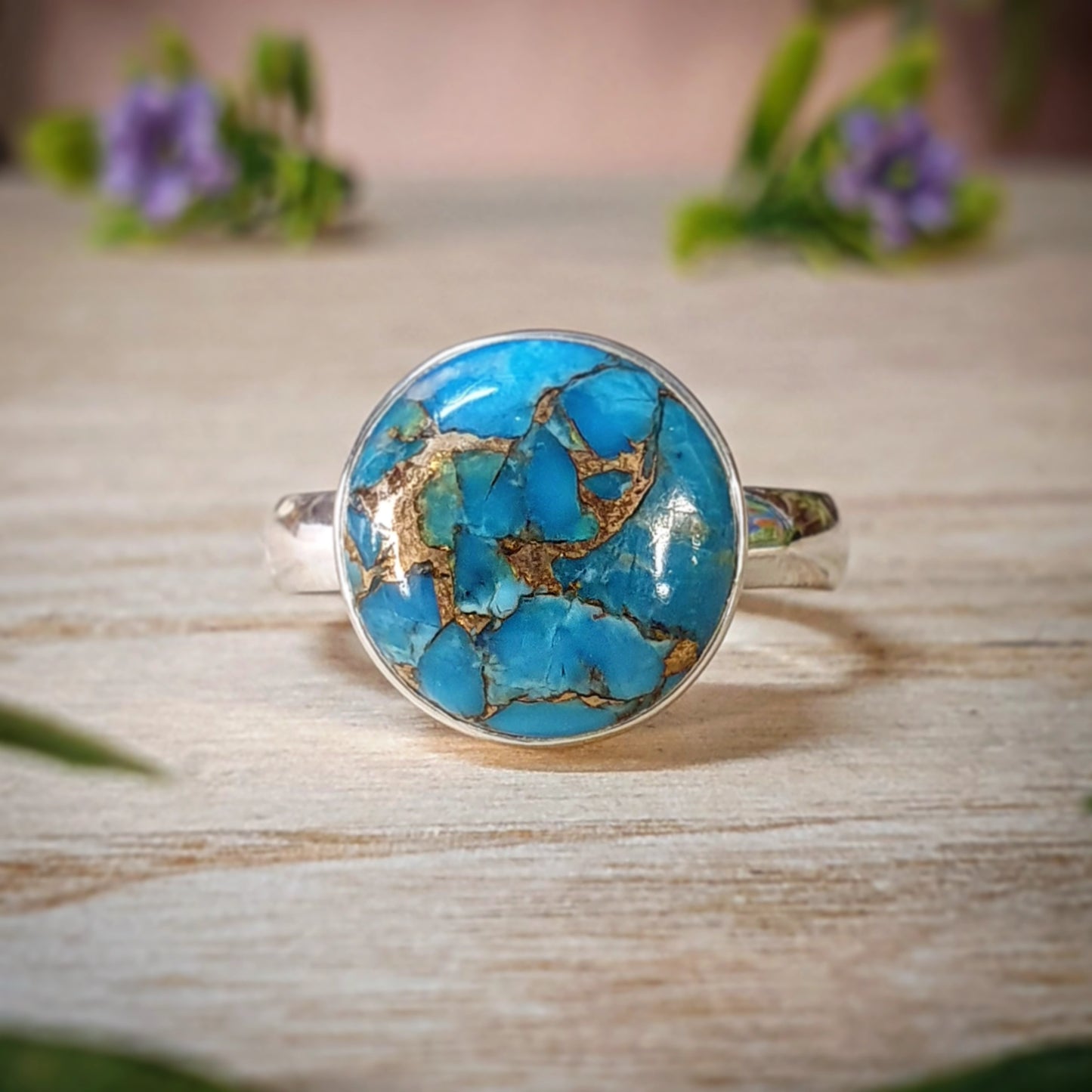 Turquoise Ring - Size 9.5 (mx690)