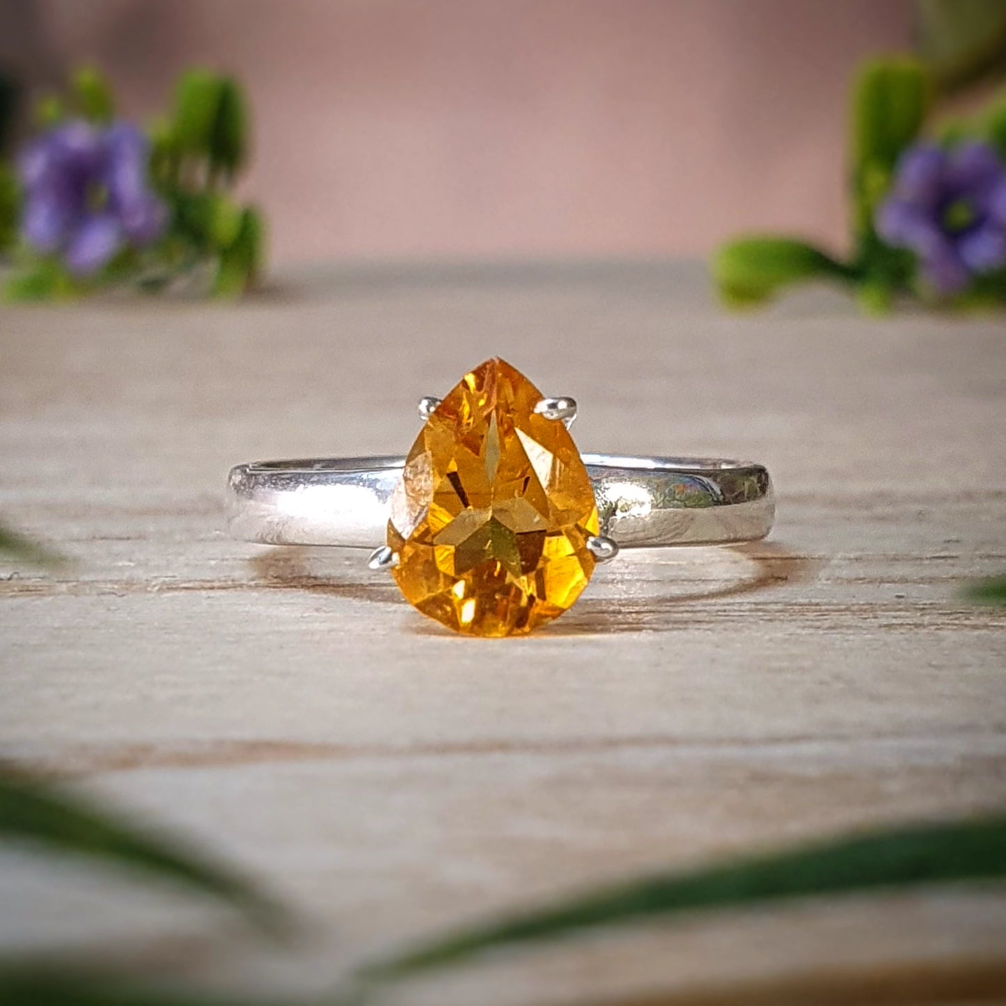 Citrine Ring - Size 8 (mx698)