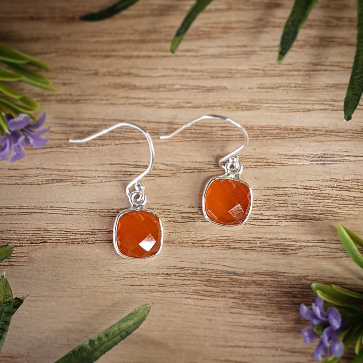 Carnelian Earrings (mx721)