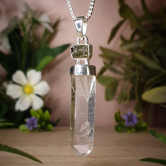 Moldavite, Lemurian Pendant (mx760)