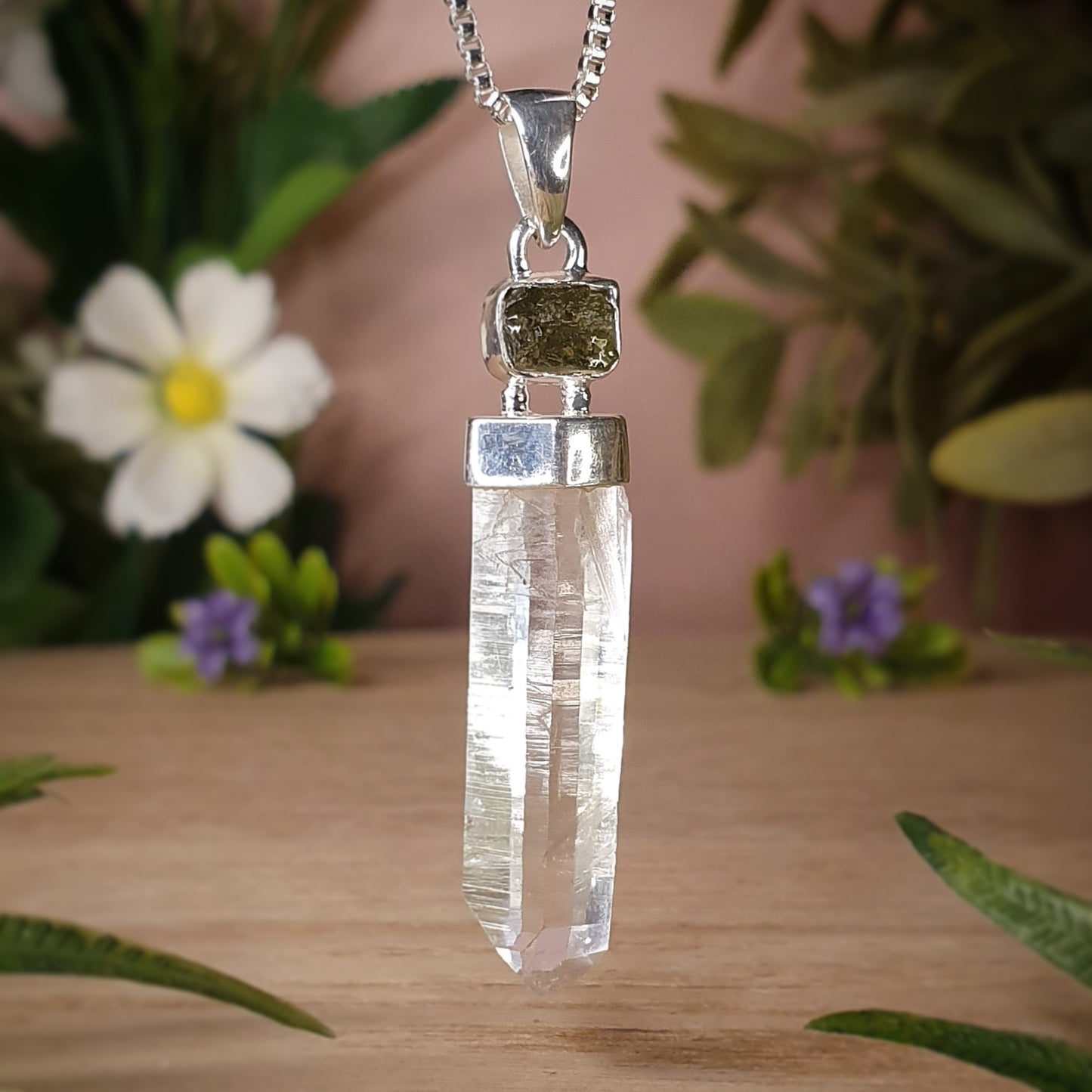 Moldavite, Lemurian Pendant (mx760)