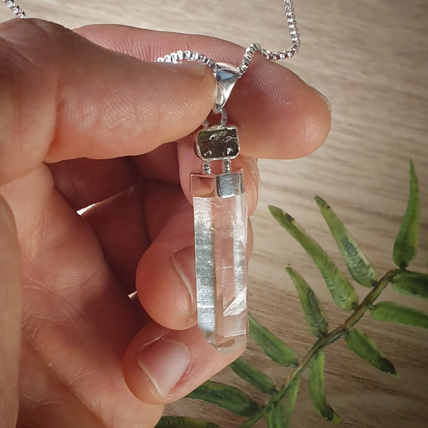 Moldavite, Lemurian Pendant (mx760)