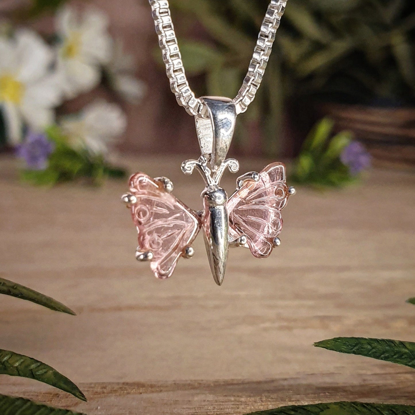 Pink Tourmaline Pendant (mx617)