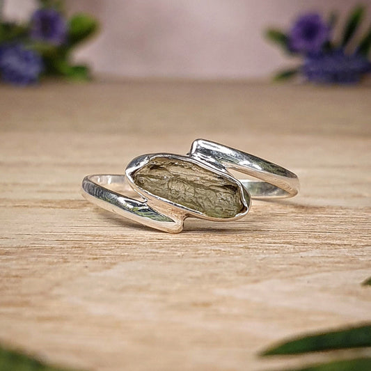 Moldavite Ring - Size 9/S (mx123)