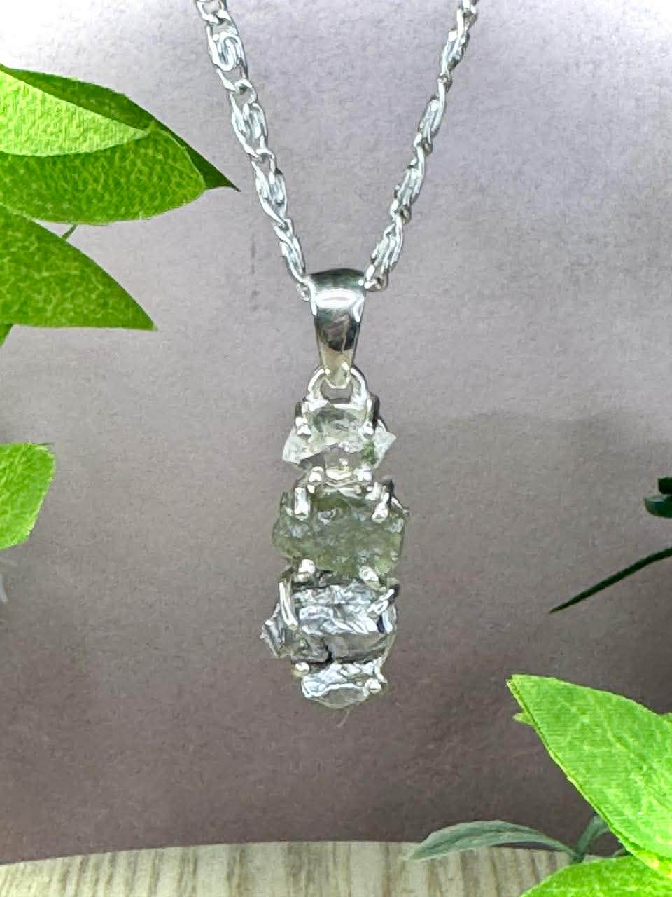 Super Trio Pendant - Moldavite (MoldavTrio1)