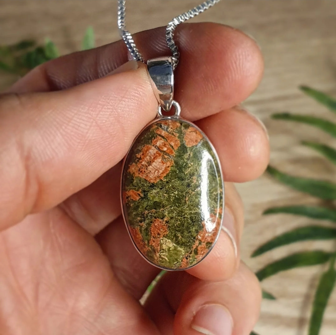 Unakaite Jasper Pendant (mx851)