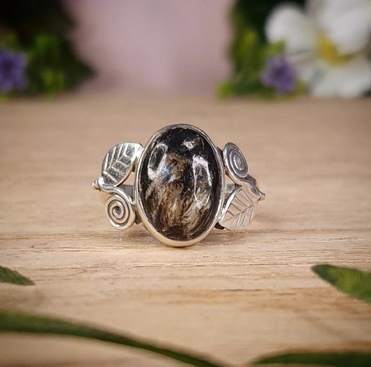 Astrophyllite Ring - Size 8.5 (mx880)