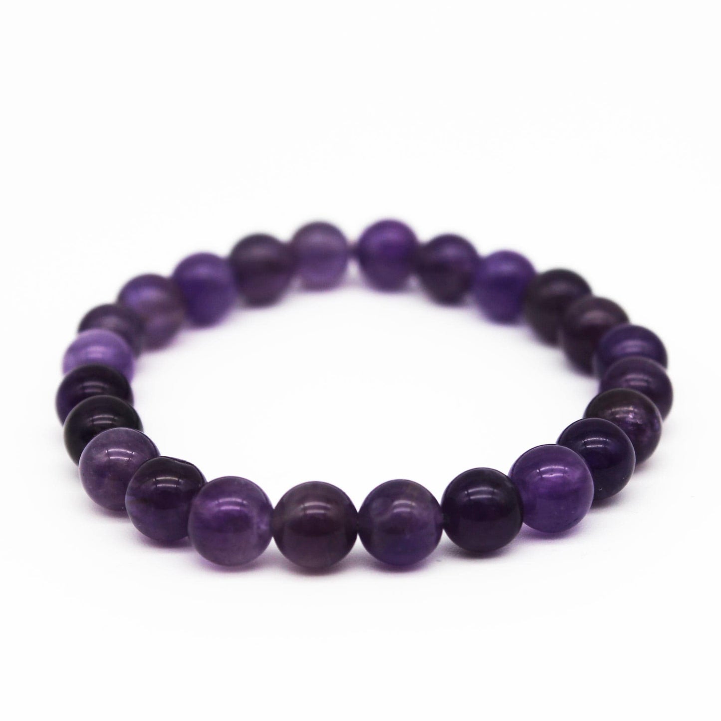 Amethyst Beaded Bracelet