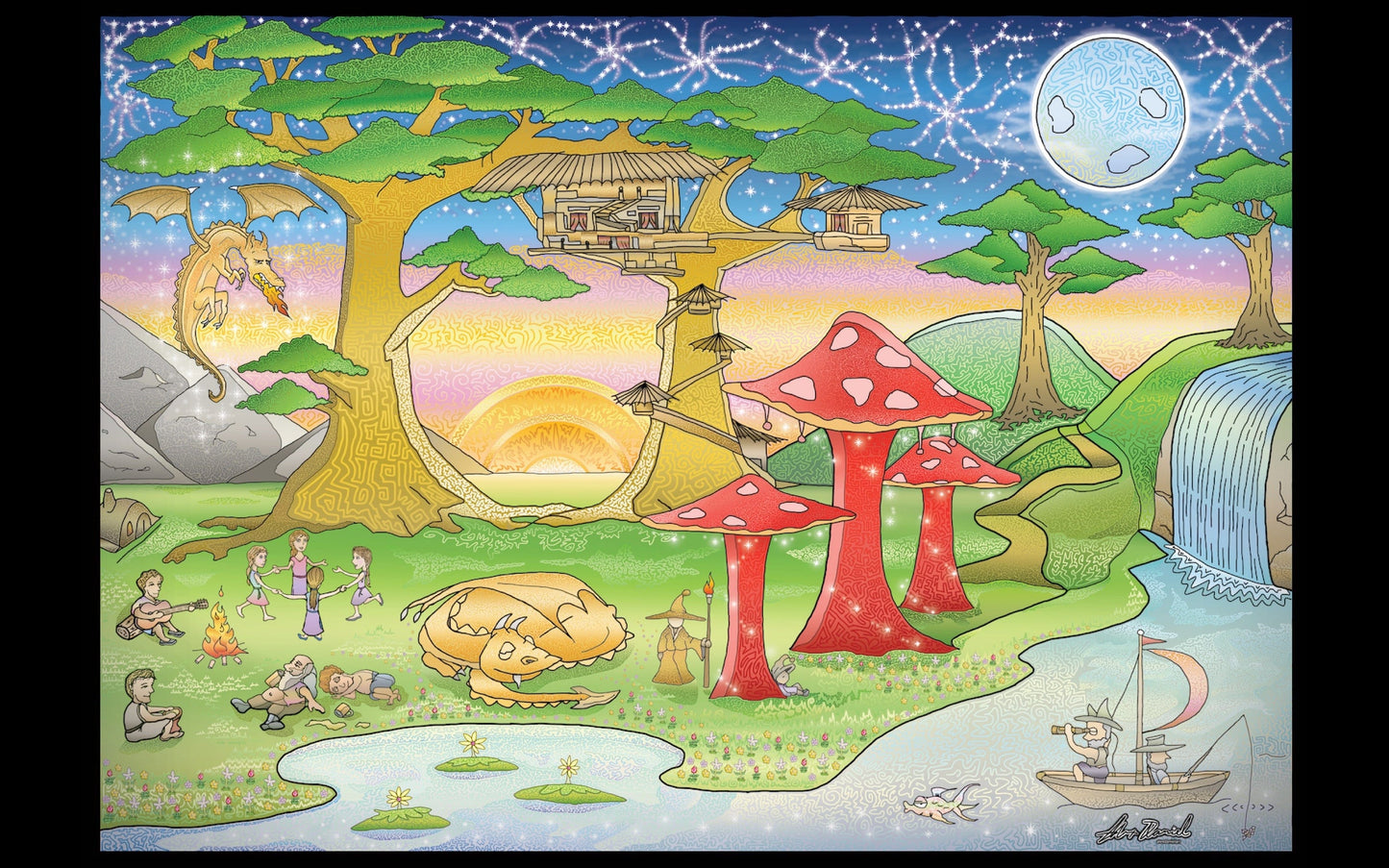 Mushroom Forest (Poster)