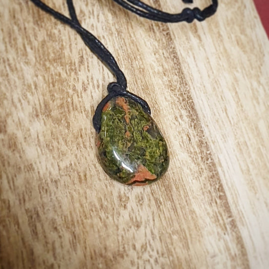 Unakite Jasper Pendant (Pend14)