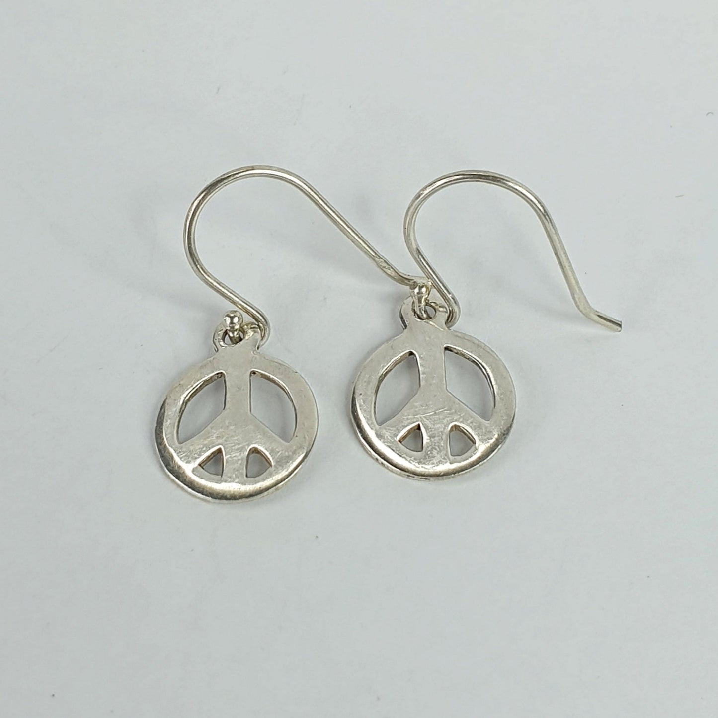 Peace Symbol Earrings - ON SALE