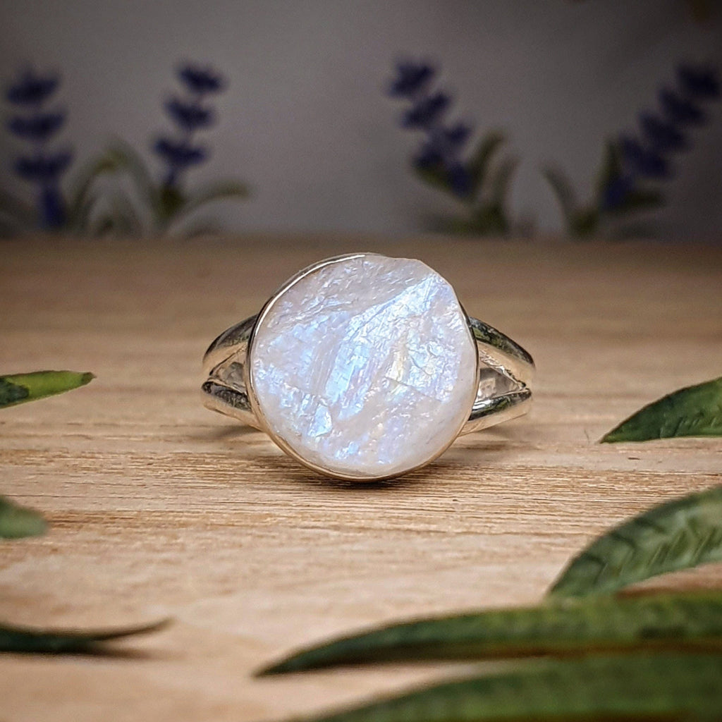 Moonstone Ring - Size 7 / O (ZX046)